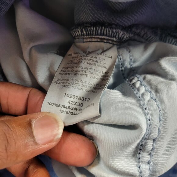 Lee Extreme Motion MVP Jeans Mens 42x29 Tag 42x30 Athletic Fit Dark Wash Stretch - Picture 3 of 7